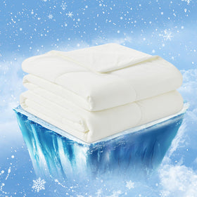 Cozy Bliss cooling comforter queen packaging shows easy storage and gifting readiness
