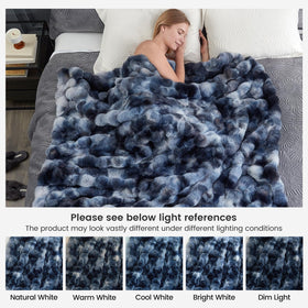 Cozy Bliss machine-washable blanket stays soft after washing.