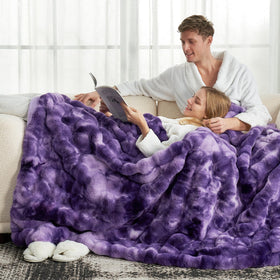 Cozy Bliss faux fur closeup texture highlights plush softness.