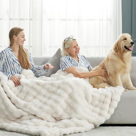 Inside micromink fleece visible for silky-soft warmth on chilly nights.