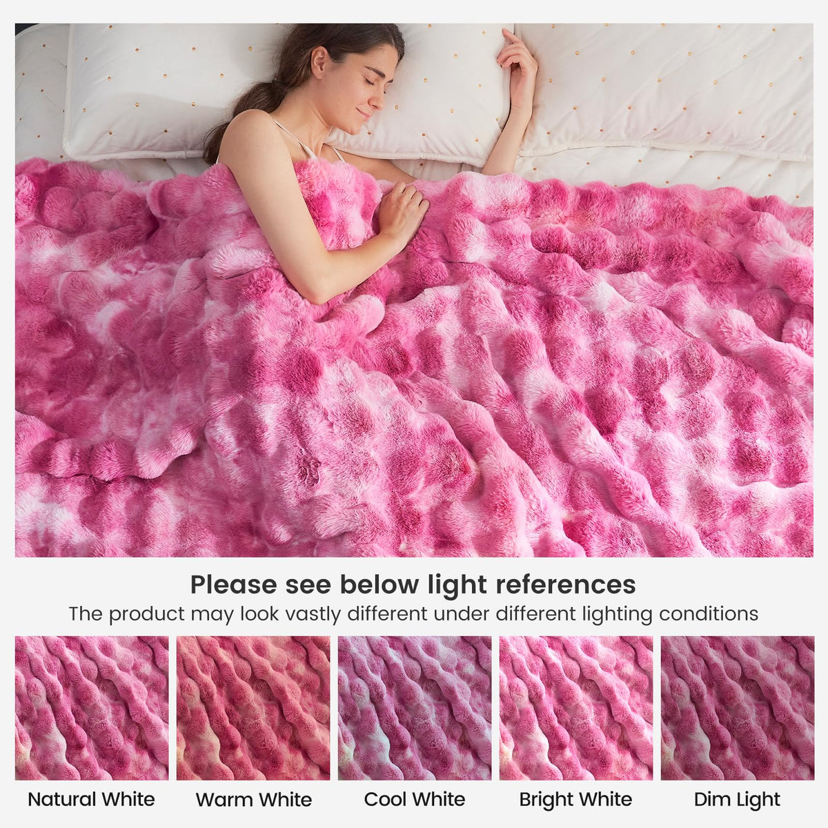 Cozy Bliss machine washable with cold cycle simplifies care
