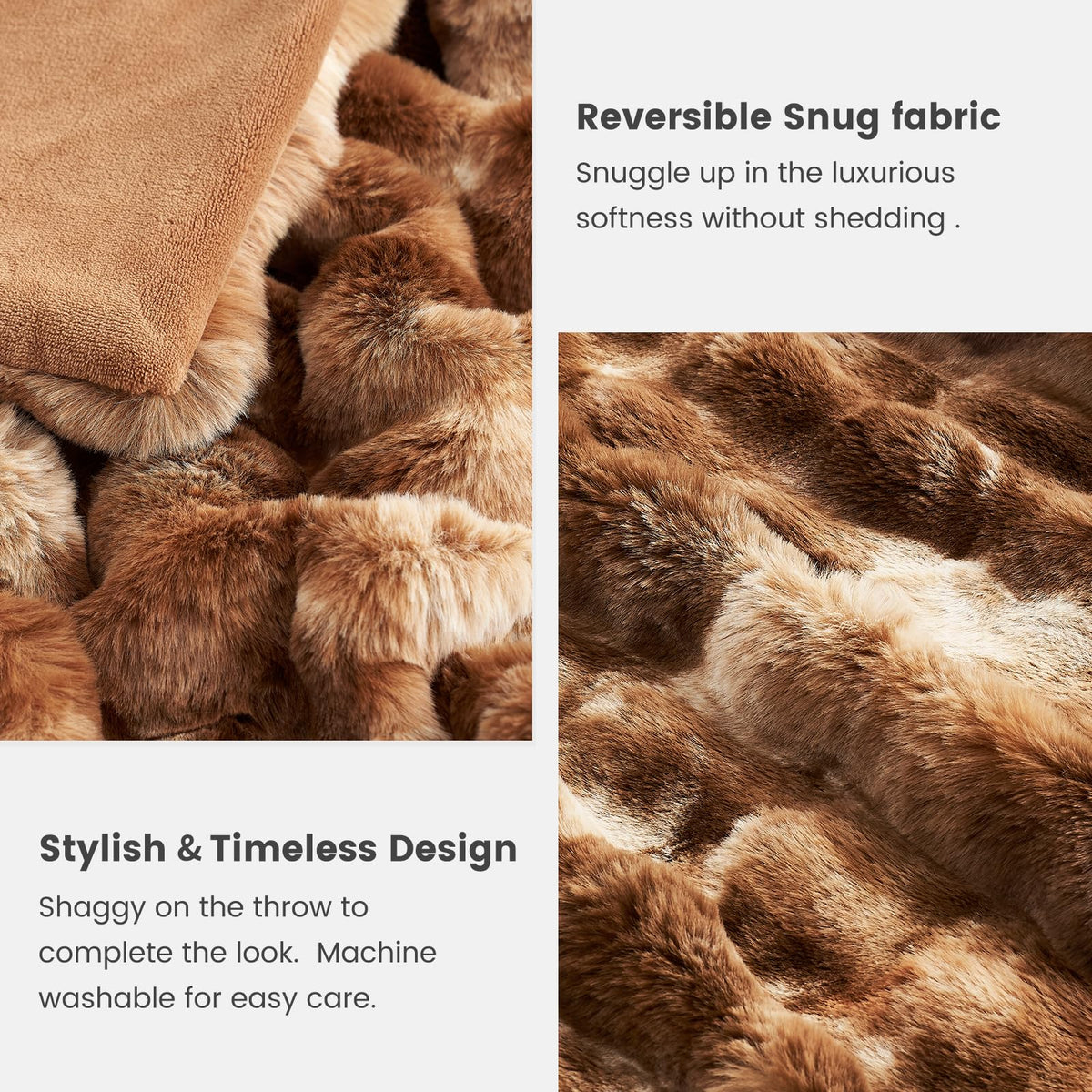Cozy Bliss machine-wash friendly blanket stays soft after frequent washing.