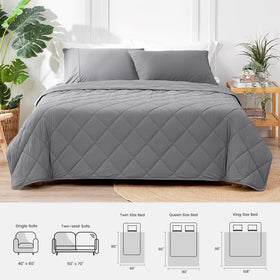 Cozy Bliss ultra-lightweight blanket for summer nights.