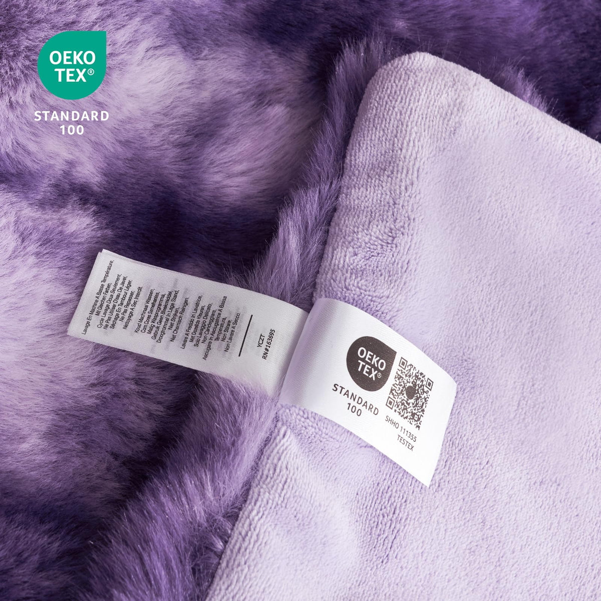 Cozy Bliss OEKO TEX certified softness for safe family use.