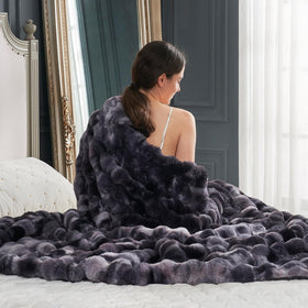 Cozy Bliss OEKO-TEX certified throw for safe family use