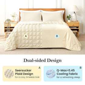 Cozy Bliss Q-Max 0.45 cooling performance helps warm sleepers.
