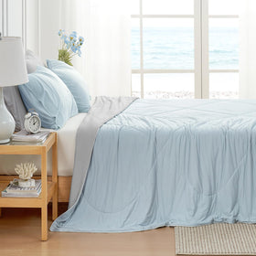 Cozy Bliss lightweight silk-smooth fabric shown folded for warm weather.