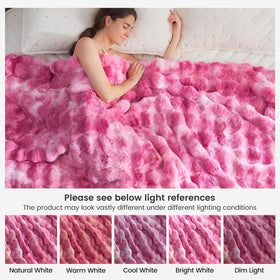 Cozy Bliss soft plush enhances bedroom or living room ambiance