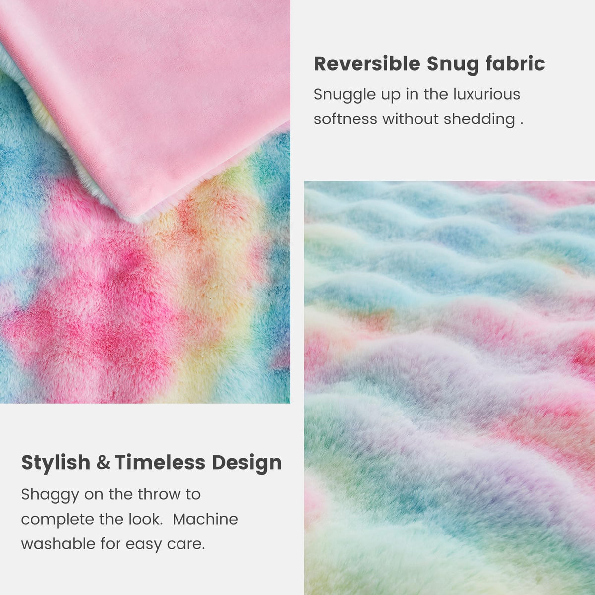 Cozy Bliss soft plush surface invites lounging and cozy movie nights.