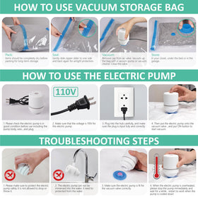 Cozy Essential 20-pack includes pump for complete wardrobe organization.