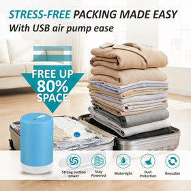 Cozy Essential 80% space reduction in seconds for bulky garments