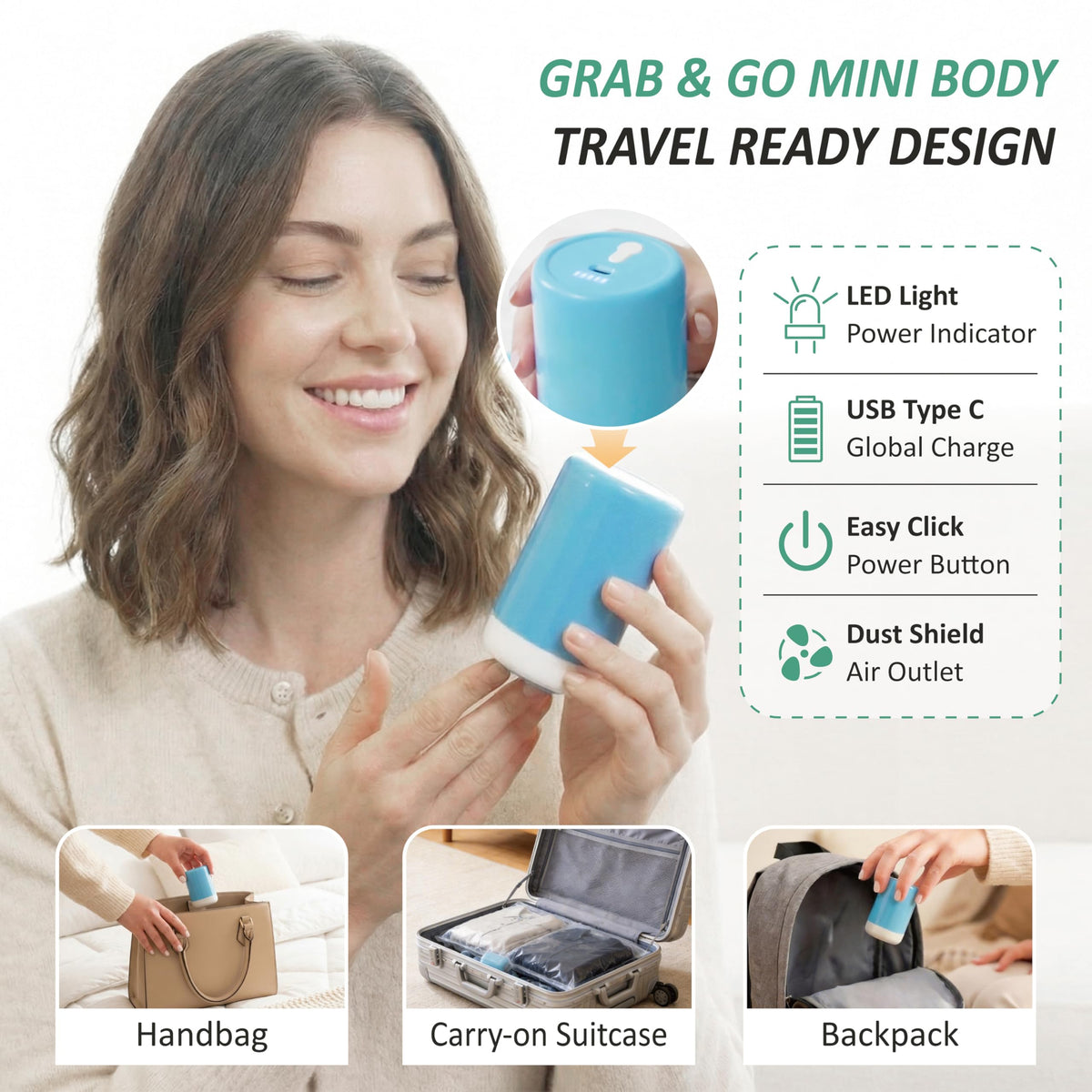 Cozy Essential PA+PE material protects clothes from dust and dirt.