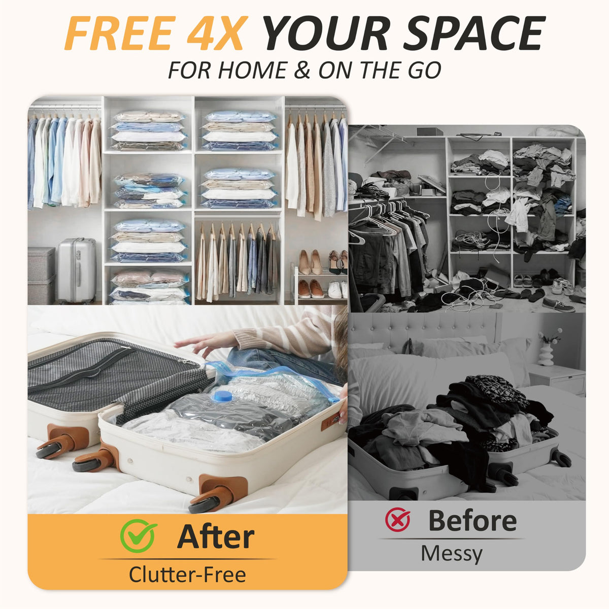 Cozy Essential multi-use bags for home, travel, or storage.