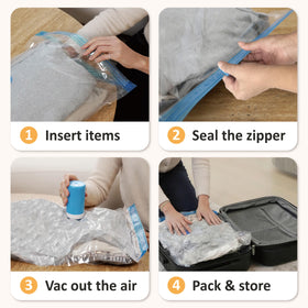 Cozy Essential seasonal storage bags ideal for blankets and clothing.