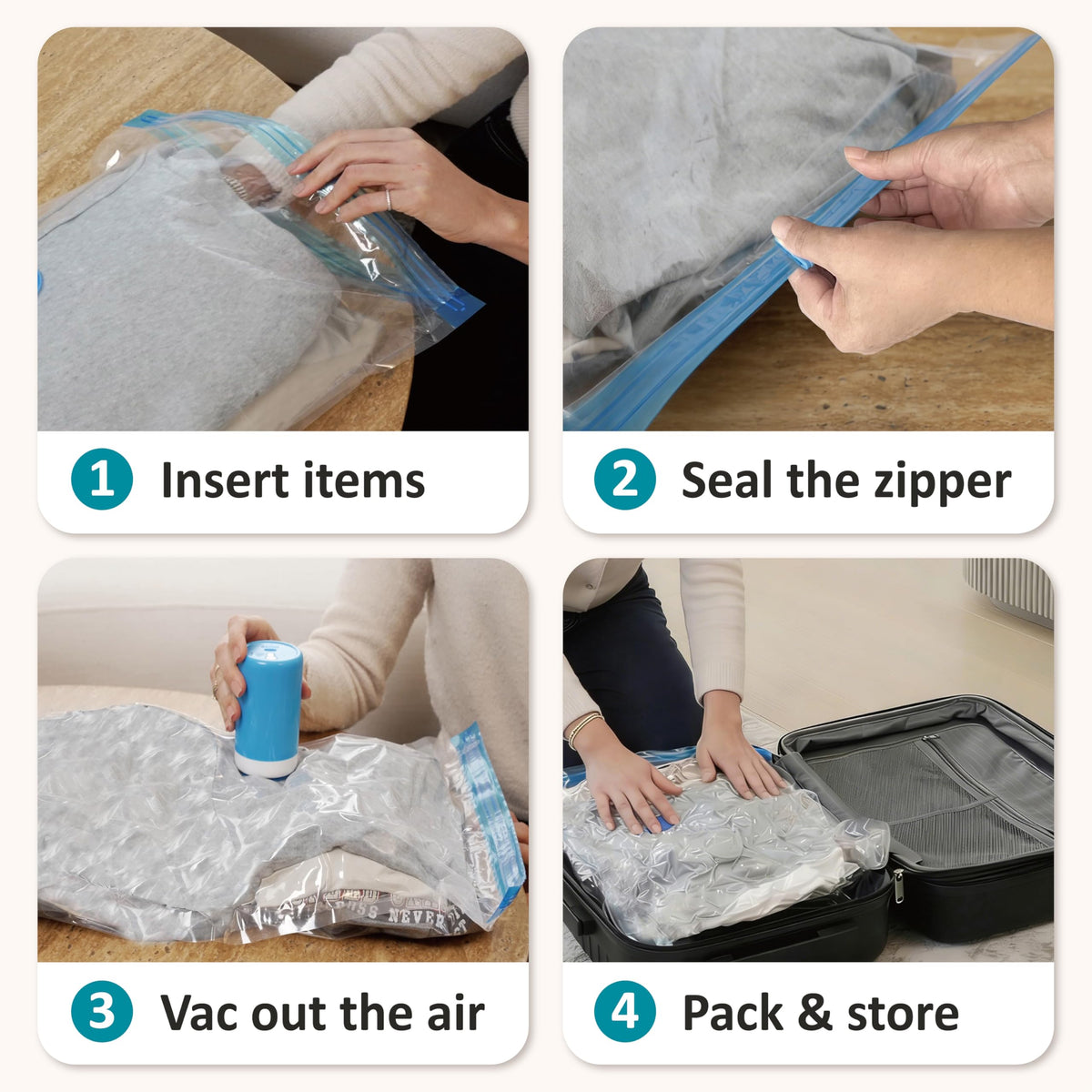 Cozy Essential versatile storage solution for travel and home