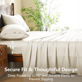 CozyLux king pillowcases 20x40 inches for hair and skin comfort