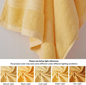 COZYART yellow hand towels 13x30 for daily comfort