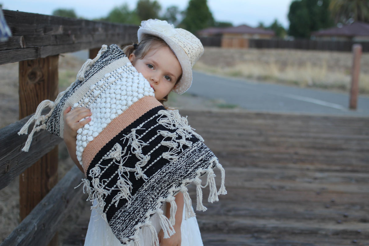 COZYDEKO handwoven cotton pillow cover highlights braided accents for boho-style sofa decor.