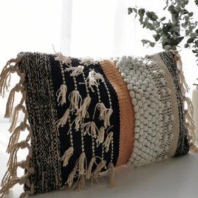 COZYDEKO 12x20 pillow cover with textured tufted pattern for cozy living room accents.