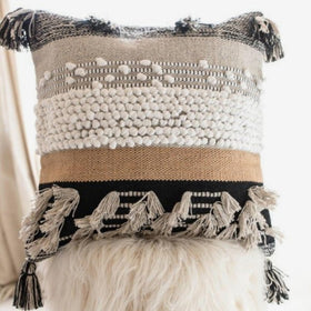 COZYDEKO tufted tassels edge detail elevates room with subtle sophistication.