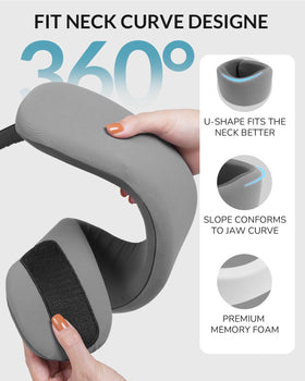 Cozyfun neck brace anti-slip design focus stays secure during movement.