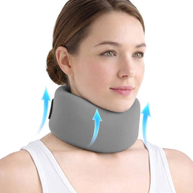 Cozyfun neck brace memory foam travel focus provides travel comfort and stable neck support.