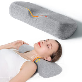 Cozyhealth cervical neck pillow 2-in-1 design provides targeted neck support for all sleepers