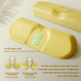 Cozyhealth ergonomic cervical pillow design helps maintain natural spine curvature