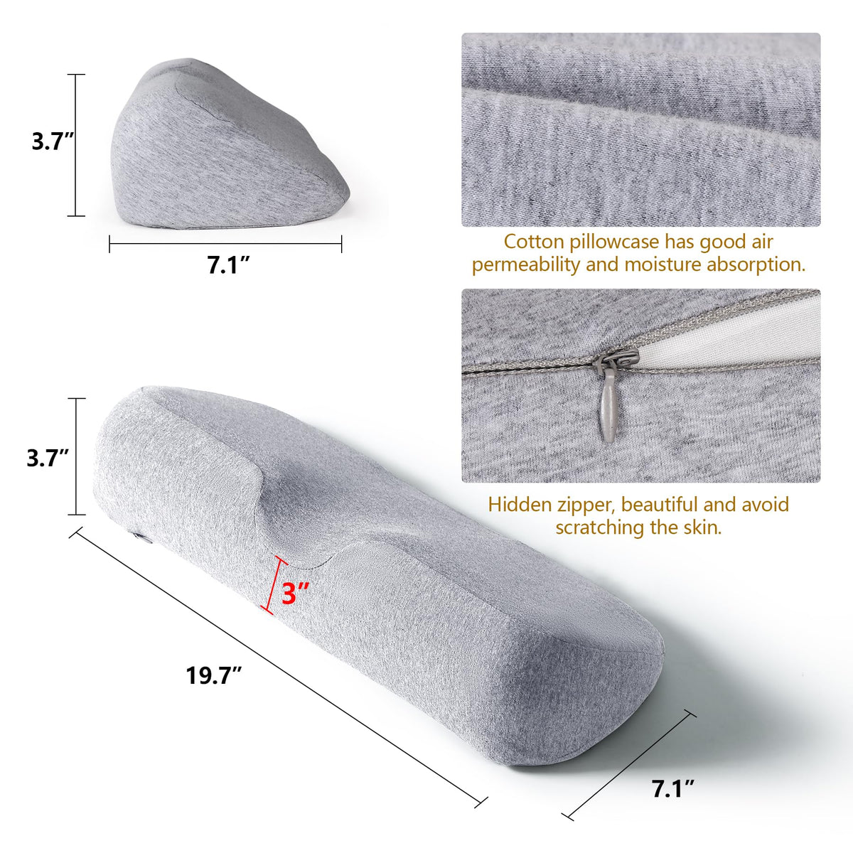 Cozyhealth hypoallergenic pillowcase keeps fabric fresh and breathable