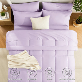 CozyLux Bed in a Bag lavender collection for quick room refresh.