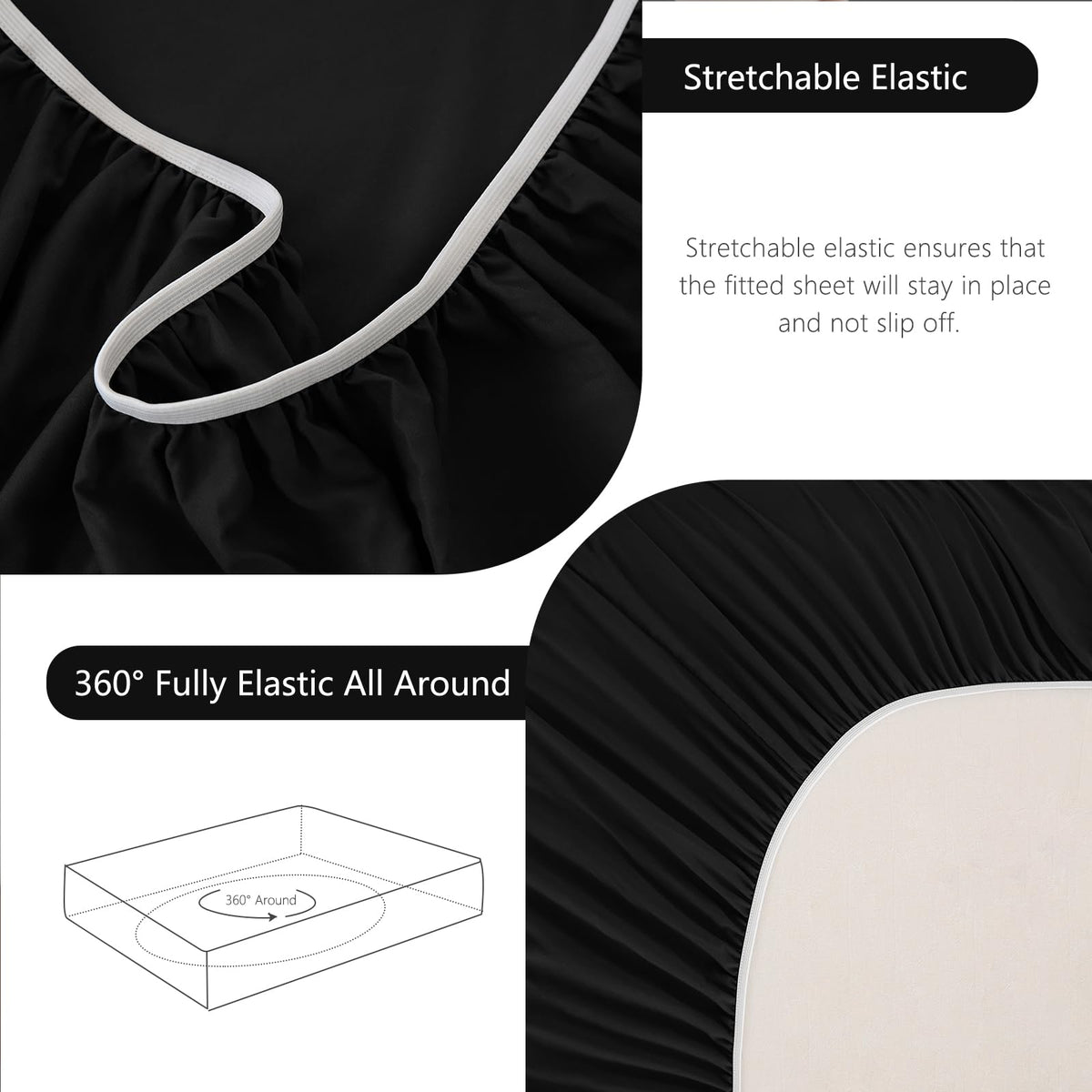 CozyLux six-piece bedding set unpacked and ready to style.