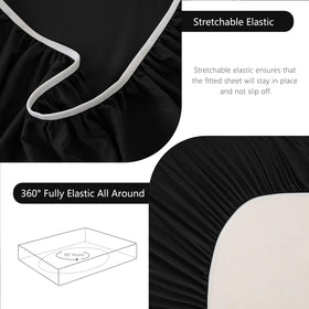 CozyLux six-piece bedding set unpacked and ready to style.