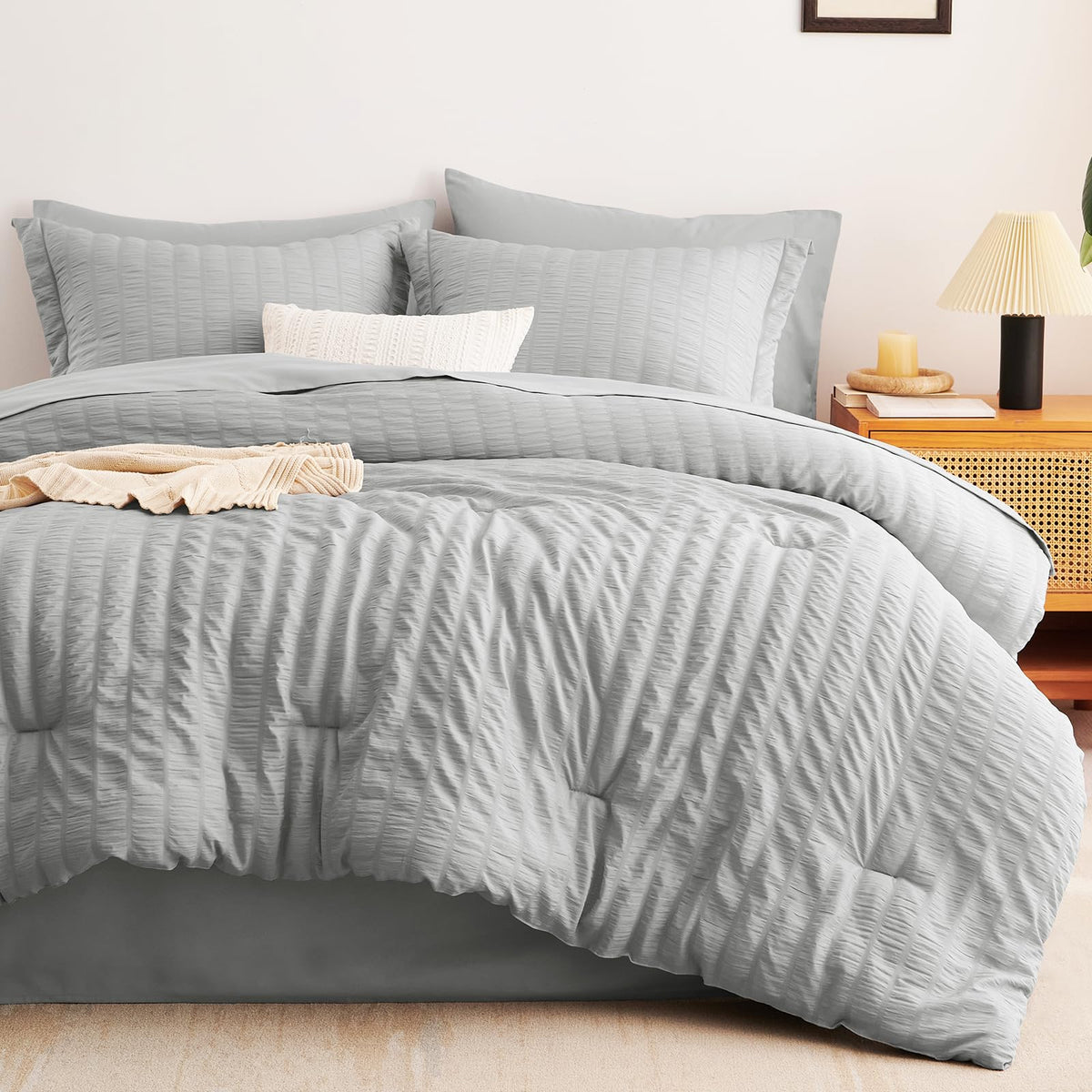 CozyLux easy-care bedding is machine washable for busy homes