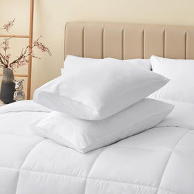 CozyLux care instructions show cold wash and tumble-dry guidance.