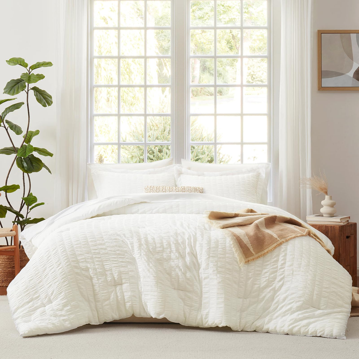CozyLux comforter close-up showing soft microfiber interior