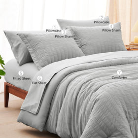 CozyLux vacuum-packaged set stays compact and ready for fast setup