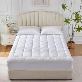 CozyLux cooling mattress topper suggesting year-round temperature regulation