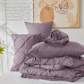 CozyLux deep-pocket fitted sheet fits mattresses up to 14 inches.