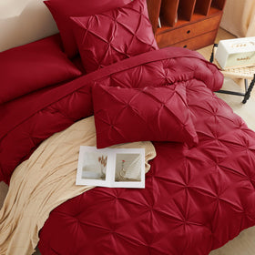 CozyLux deep-pocket fitted sheet fits up to 14 inches for a secure fit.