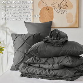 CozyLux deep-pocket fitted sheet secures up to 14 inches for snug sleep.