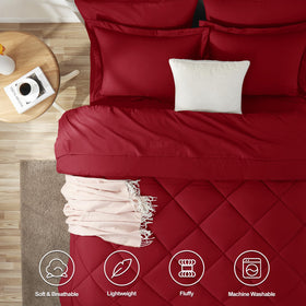 CozyLux deep-pocket fitted sheet keeps mattress up to 14 inches securely in place.