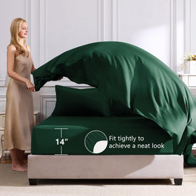 CozyLux down-alternative comforter offers plush warmth without goose down.