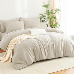 CozyLux easy-care bedding withstands machine washing for busy homes.