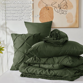 CozyLux easy-care, machine-washable bedding for easy weekly laundering.