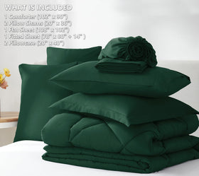 CozyLux comforter shows box stitching detail for a structured look