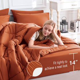 CozyLux envelope-closure pillowcases keeping pillows secure.