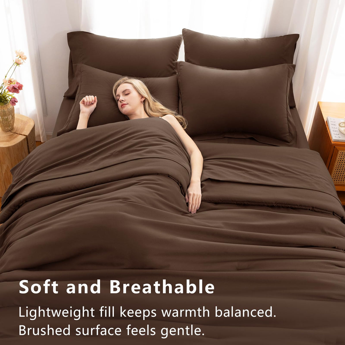 CozyLux fitted sheet king-size with 14-inch pocket