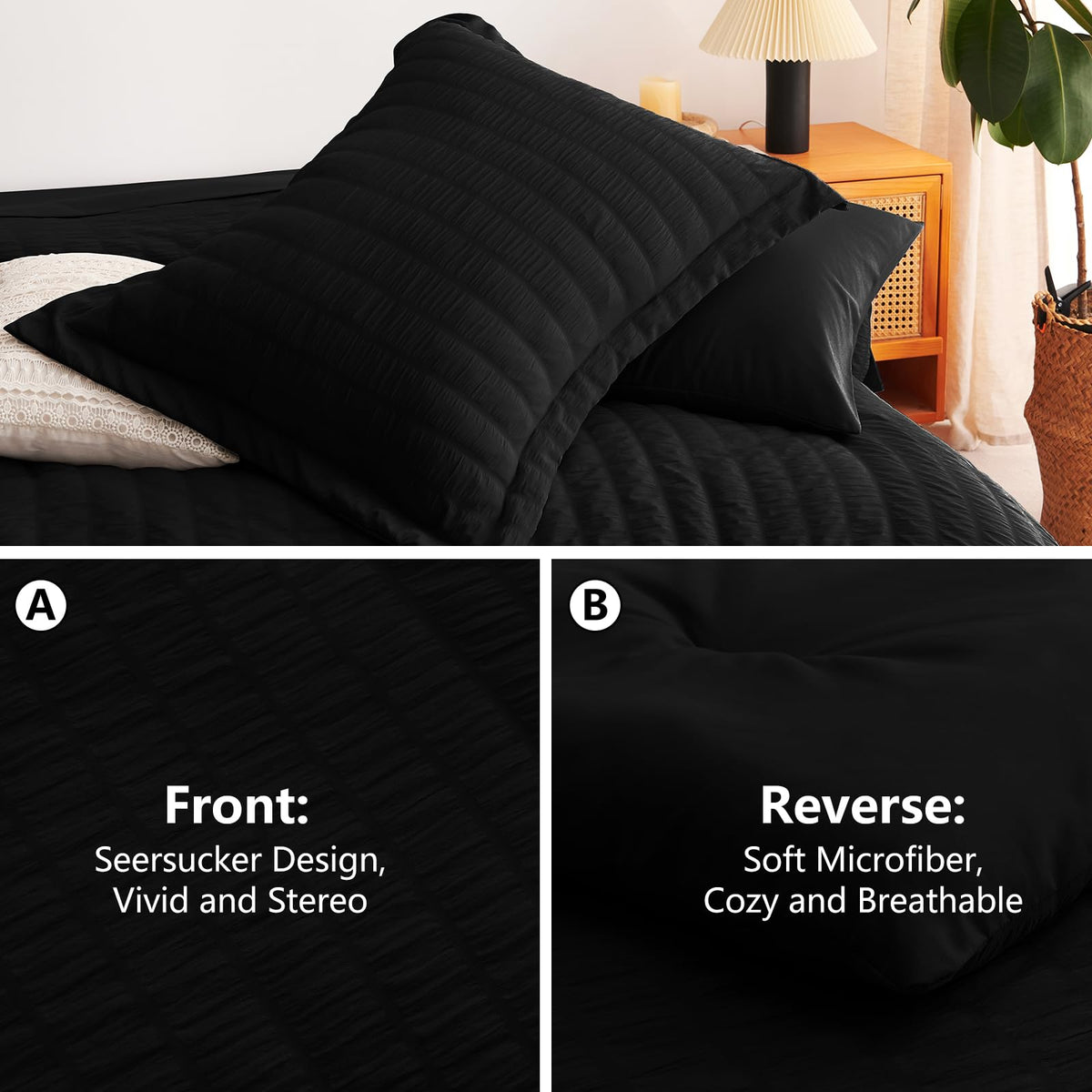 CozyLux fitted sheet deep-pocket up to 14 inches ensures a snug fit