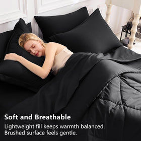 CozyLux fitted sheet deep-pocket design demonstrates secure non-slip fit.