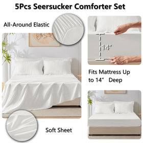 CozyLux flat sheet 66x96 provides generous bed coverage